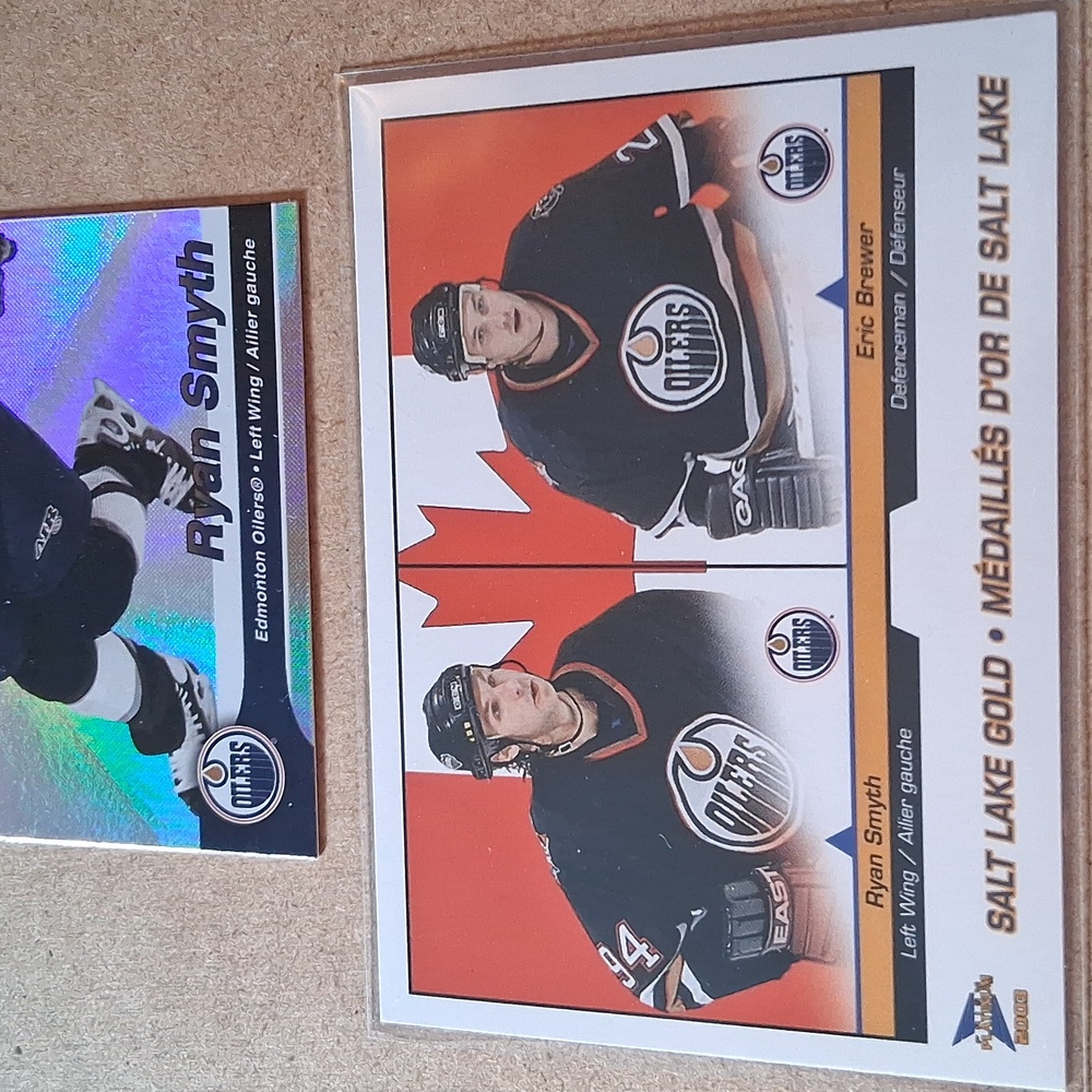 Ryan Smyth Edmonton Oilers NHL Hockey Trading Cards Lot